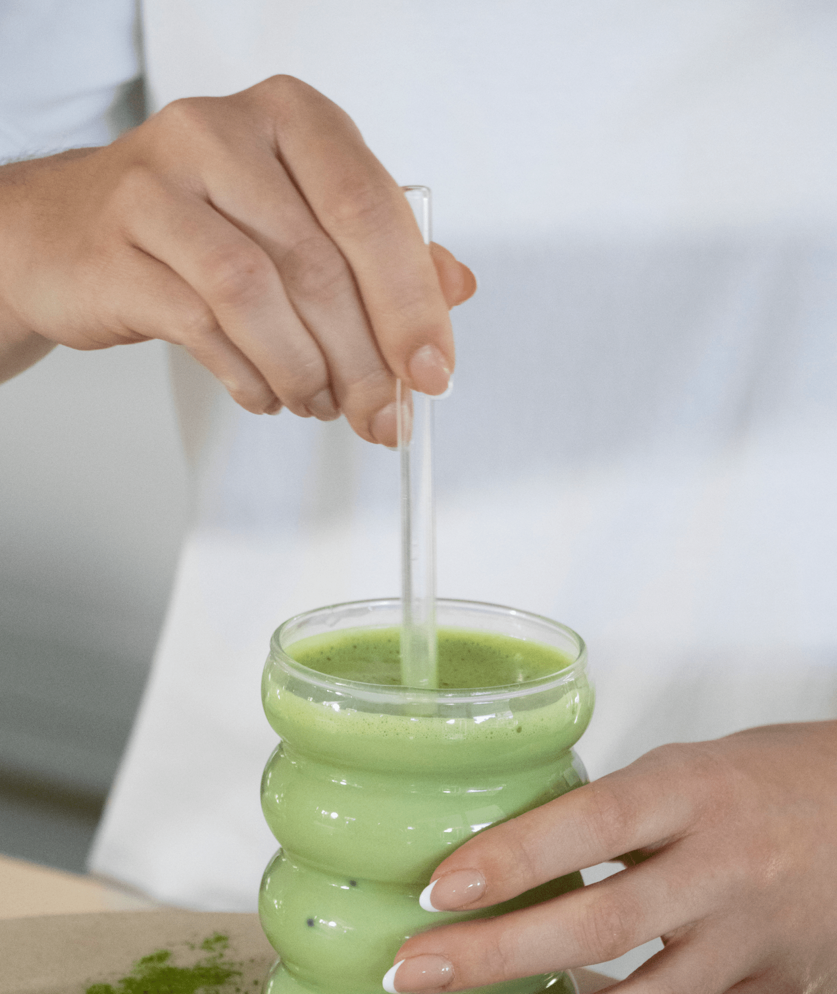 Reusable Glass Straw Set with Cleaning Brush